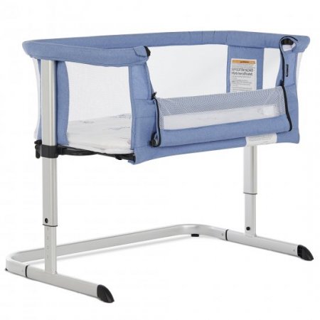 Dream On Me Daisy Bassinet and Bedside Sleeper, Sky Blue