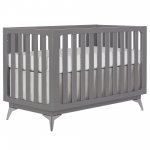 Slumber Baby London 4 in 1 Convertible Crib, Storm Grey