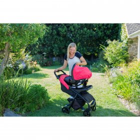 Graco Verb Click Connect Travel System with SnugRide30 Infant Car Seat, Azalea