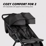 Baby Jogger City Tour 2 Double Stroller, Jet