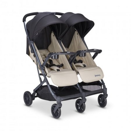 Joovy Kooper X2, Compact Double Stroller in Sand