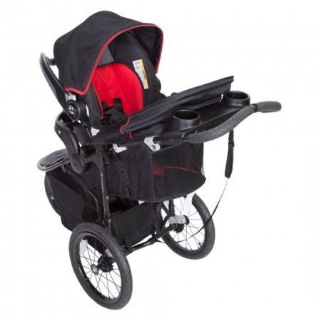 Baby Trend Pathway 35 Jogger Stroller, Optic Red