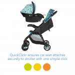 Cosco Lift & Stroll DX Travel System Stroller, Solid Print Blue