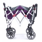 Creative Outdoor Push and Pull Stroller Wagon Titanium Series Purple