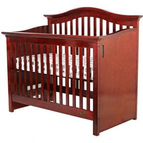 Dream on Me Electronic 4-in-1 Convertible Wonder Crib II, Cherry (Box 1 of 2)