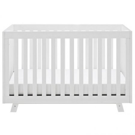 Rosebery Kids Traditional Wood 3 in 1 Convertible Crib in White