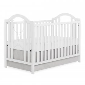 Slumber Baby Ariel Convertible Crib, White