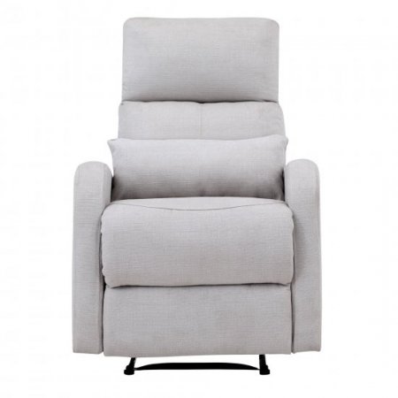 Suite Bebe Aubrey Recliner in Blanco White Fabric