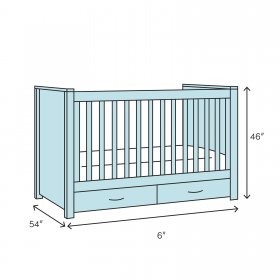 Duguay Folding Portable Crib