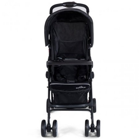 5-Point Safety System Foldable Lightweight Baby Stroller Black