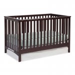 Rosebery Kids Traditional 3-in-1 Wood Convertible Crib in Espresso