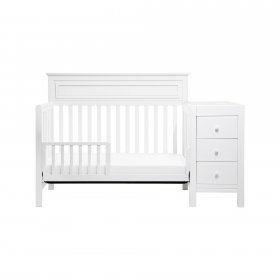 Davinci Autumn 4-in-1 Convertible Crib and Changer, White