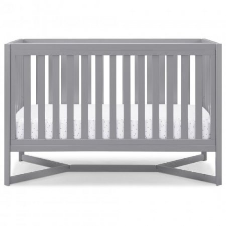 Delta Children Tribeca 4-in-1 Convertible Crib, Grey