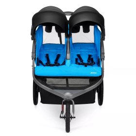 Joovy Zoom X2 Twin Double Jogging Stroller, Blue