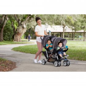 Graco DuoGlider Double Stroller, Glacier