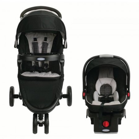 Graco FastAction Fold Sport Click Connect Travel System, Pierce