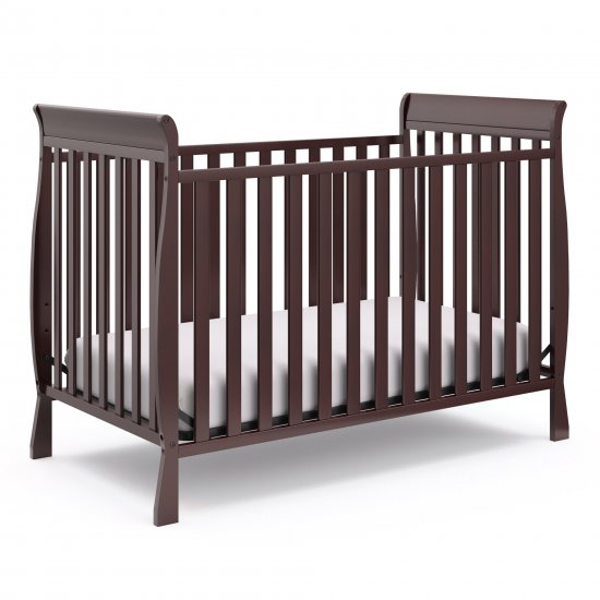 Storkcraft Maxwell 3-in-1 Convertible Crib, Espresso