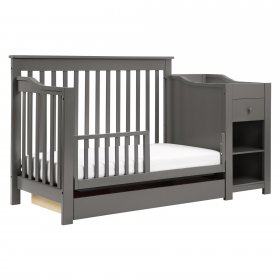 DaVinci Piedmont 4-in-1 Convertible Crib and Changer, Slate