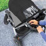 Chicco Activ3 Jogging Travel System Stroller, Crux (Black)