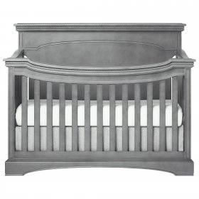 evolur Catalina Flat Top Collection 4 in 1 Convertible Crib, Storm Gray