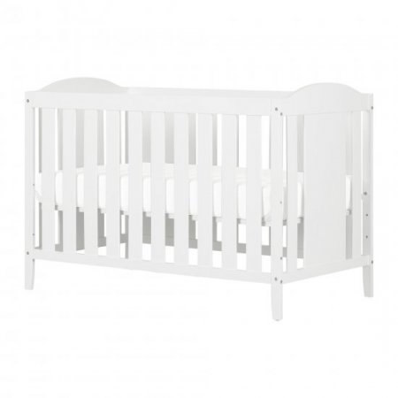 South Shore Reevo 3-in-1 Convertible Crib White