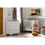 South Shore Cotton Candy Baby Crib 4 Heights with Toddler Rail, Multiple Finishes