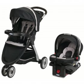 Graco FastAction Fold Sport Click Connect Travel System, Pierce