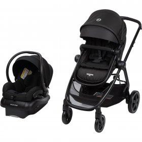 Maxi-Cosi Zelia2 5-in-1 Modular Travel System, Midnight Black