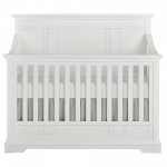 evolur Parker 5-in-1 Convertible Crib, Winter White