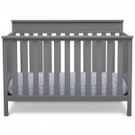 Delta Children Kingswood 4-in-1 Convertible Baby Crib, Grey