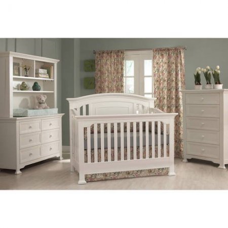 Suite Bebe Centennial Medford 4-in-1 Convertible Crib, Off-White Finish