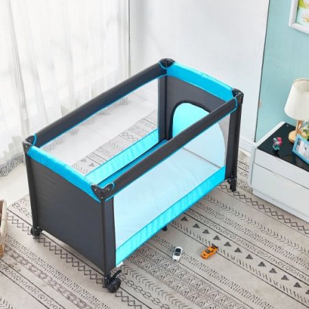 Reed Royal Play Simple Nursery Center Playard Simply Smart Nursery Kids Indoor & Outdoor Activity Center, Baby Fence with Breathable Mesh