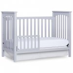 Dream On Me Cape Town 5-in-1 Convertible Crib, Pebble Grey