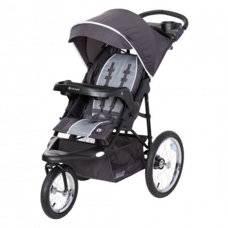 Baby Trend Xcel-R8 PLUS Jogger with LED Lights - Liberty Grey - Grey