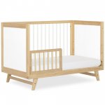 Dream On Me Carter 5 in 1 Full Size Convertible Crib In Natural And White