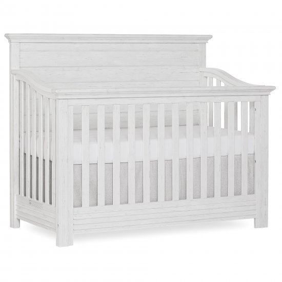 Evolur Waverly 5-in-1 Full Panel Convertible Crib, Weathered White