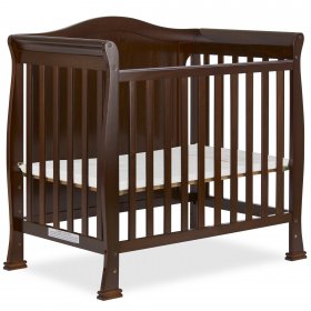 Dream On Me Naples Full Panel 4 in 1 Convertible Mini Crib, Espresso