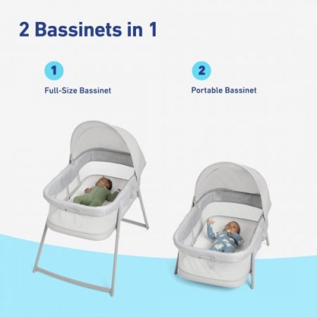 Graco DreamMore 2-in-1 Portable Bassinet, Jaiden