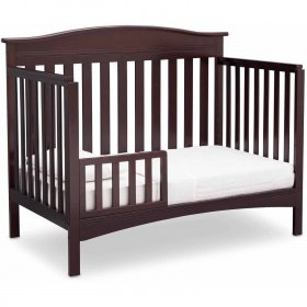 Delta Children Baker 4-in-1 Convertible Crib, Dark Chocolate