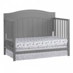 Oxford Baby North Bay 4-in-1 Convertible Crib, Dove Gray