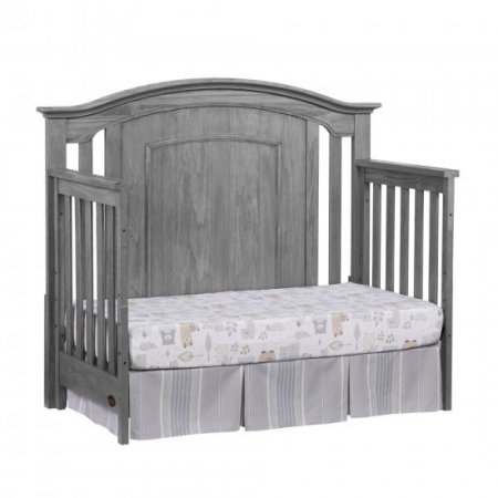 Oxford Baby Willowbrook 4-in-1 Convertible Crib, Graphite Gray