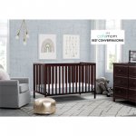 Delta Children Heartland 4-in-1 Convertible Crib, Espresso