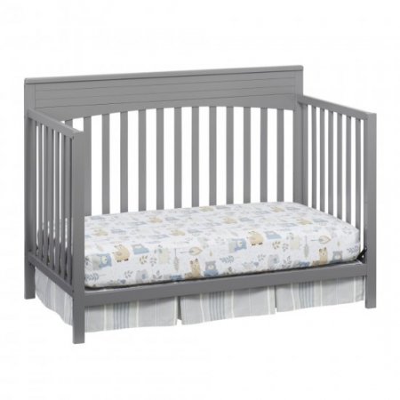 Oxford Baby Harper 4 in 1 Convertible Crib Dove Gray