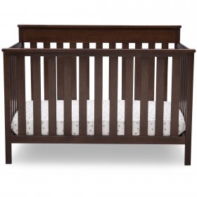 Delta Children Kingswood 4-in-1 Convertible Baby Crib, Walnut Espresso