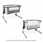 Baby Delight Beside Me Dreamer Bassinet & Bedside Sleeper, Charcoal Tweed