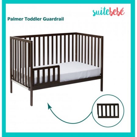 Suite Bebe Palmer Toddler Guard Rail, Espresso Finish