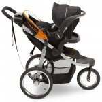 Jeep Unlimited Range Jogger by Delta Children, Trek Orange Tonal