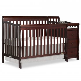 Dream On Me 5 in 1 Brody Convertible Crib with Changer-Finish: Epresso