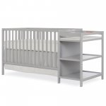 Dream On Me Synergy Convertible Crib And Changer In Pebble Gray