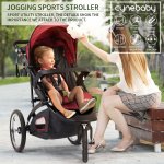 Cynebaby Jogging Stroller 3 Wheels Compact Light Weight Stroller for Babies and Toddlers Infant